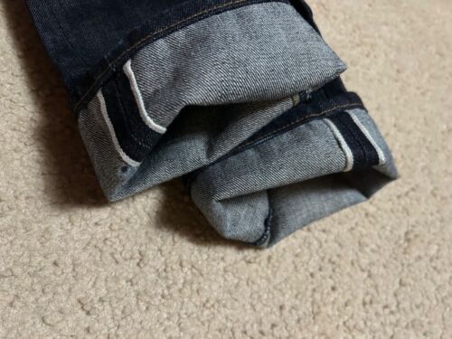 Imogene & Willie Barton Slim Selvedge Herrenjeans Größe 30 x 31 dunkle Waschung hergestellt in den USA - Bild 7 von 19