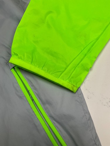 New Balance Jacket Mens Size XL Neon Green Softshell Full Zip Up Marathon Train - Picture 6 of 7