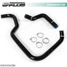 New Fit For 2007-2013 Chevrolet Silverado 1500 Silicone Hose Clamps Kit Black