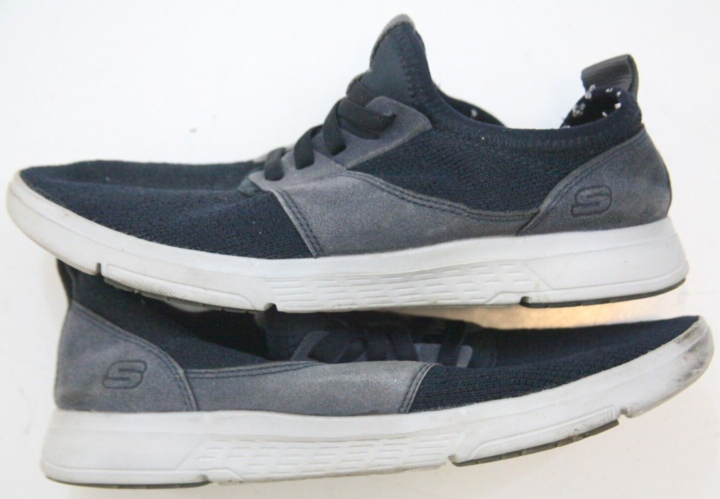 Skechers Navy Blue Men's Athletic Running Shoes Top Men's Nine