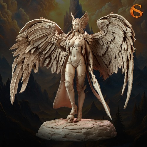 Dungeons & Dragons Playable Character - Female Valkyrie Hrist - Wizard, Warlock - Picture 2 of 5