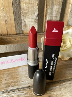 MAC Lustre Lipstick In 510 Lady Bug ~ Full Size ~ New In Box ~ 100% Authentic
