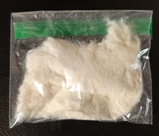 Hemp Fiber/Wool ~ 10 Grams ~ Degummed ~ Great w/Dyna 🔥