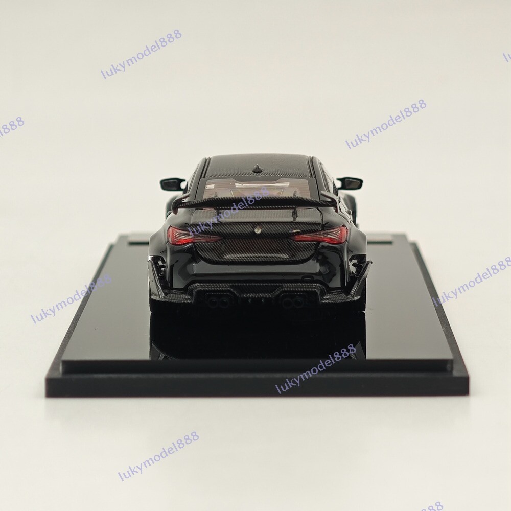 BMW M4 1/64 ミニカー STREET WARRIOR 1/64 STREET WARRIOR SW BMW M4 Black Diecast Models Car
