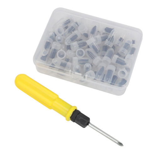 Car Tubeless Vacuum Tyre Puncture Repair Kit Screw Nails Tire Patch Plug Fix New - Picture 11 of 11