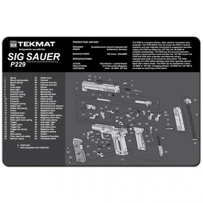TekMat For SIG SAUER P229 CLEANING MAT - 11