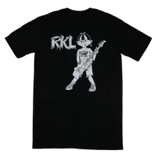 Vtg Rich Kids on LSD Band In Tour Cotton Black Full Size Unisex Shirt