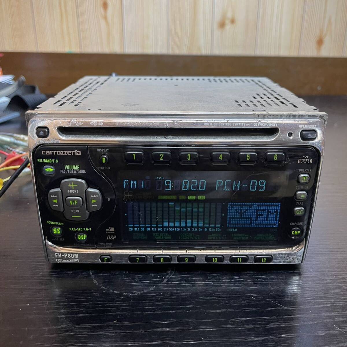 Pioneer Carrozzeria 2Dins CD/Cassette Car Audio Player FH Pioneer Carrozzeria 2Dins CD/Cassette Car Audio Player FH