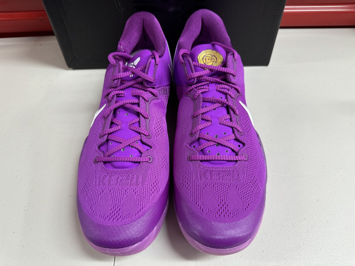 NEW Nike Kobe VIII Protro EYBL Promo Hyper Violet White