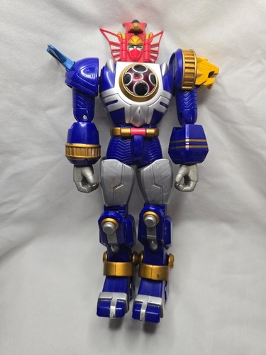 2002 Power Rangers Ninja Storm Blue Lightning Megazord ZORD 10" Figure Bandai - Picture 6 of 9