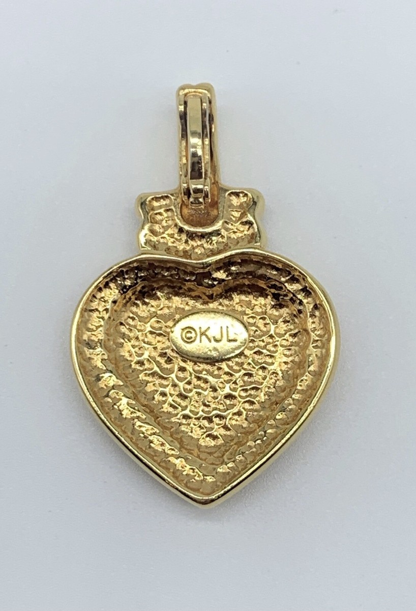 Kenneth Jay Lane ピアス ドロップ ハート HEART Kenneth Jay Lane ピアス ドロップ ハート HEART (Kenneth Jay