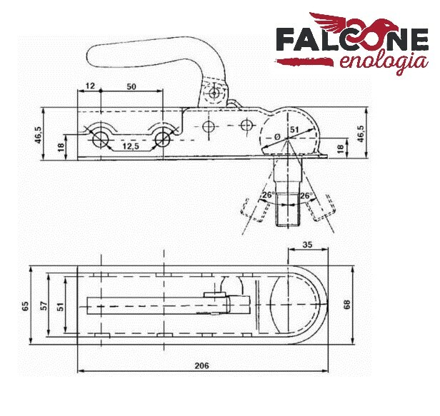 Aggancio Traino AMA Per Auto - Attacco Posteriore Ø35mm, Capacità 1000Kg, Omologazione E3 - Foto 7
