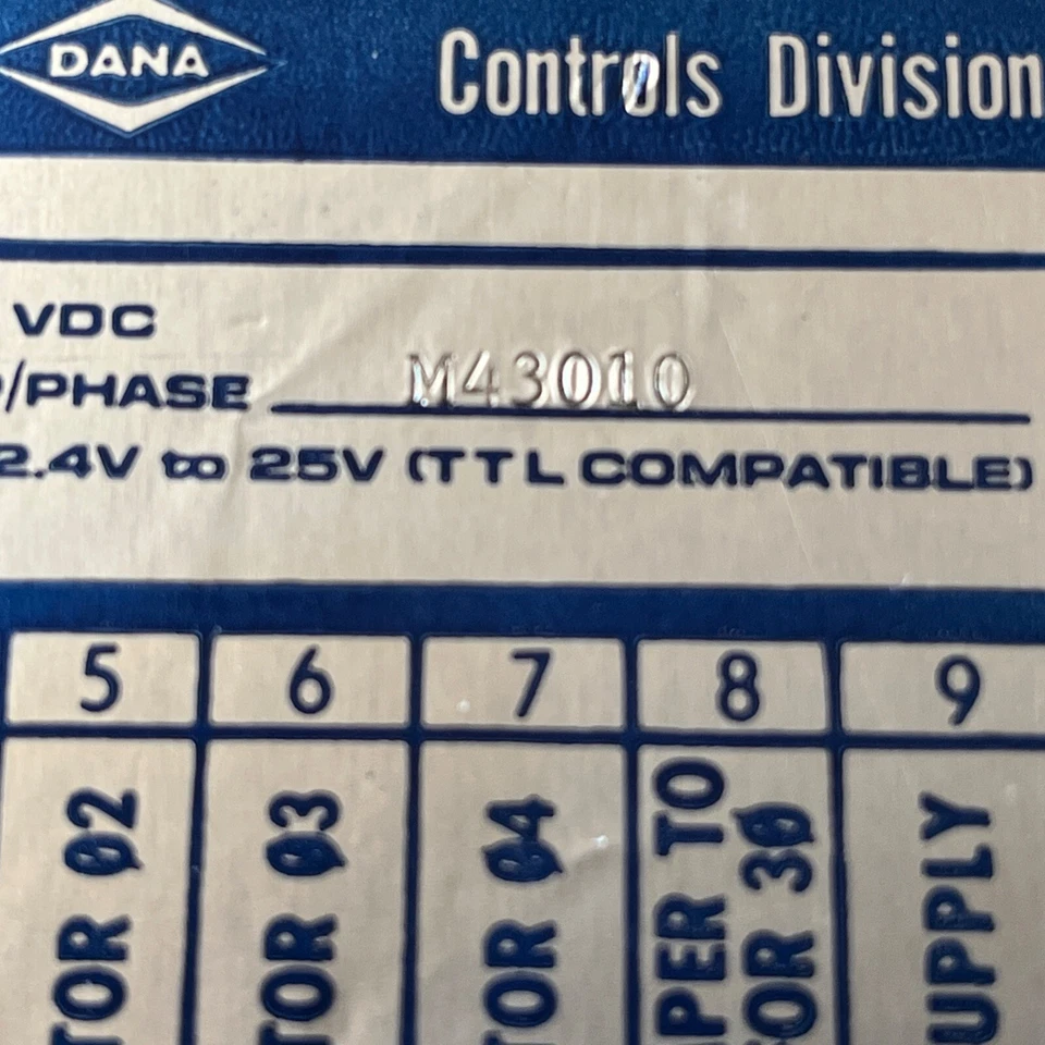 Controlador de motor DANA Controls Division RapidSyn M43010 NUEVO cantidad-1 ENVÍO GRATUITO EL MISMO DÍA Foto 4 de 4