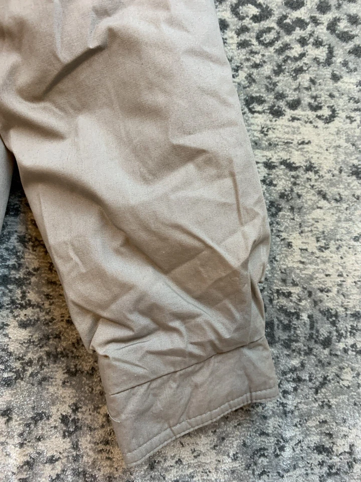 Chaqueta De Colección Solo Miembros Para Hombres L Marrón Parka Años 90 Corea Cremallera Forro Sherpa Foto 3 de 4