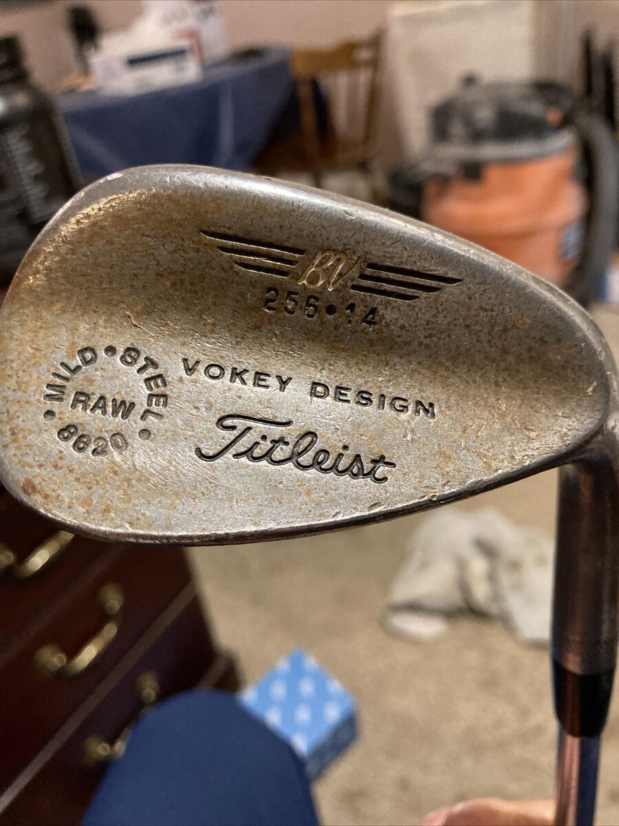 VINTAGE* Titleist Bob Vokey 56* Sand Wedge Mild Steel Raw VINTAGE* Titleist Bob Vokey 56* Sand Wedge Mild Steel Raw