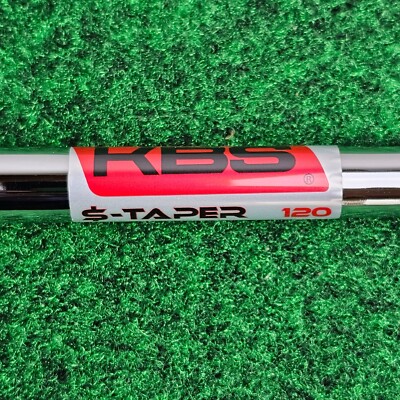 KBS Tour $-Taper S-Taper 120 7i - 1/2 Steel Stiff Flex Shaft with .355 Taper Tip