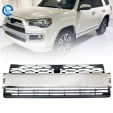 Front Bumper Lower Grille Chrome＆Black Fit For 2014-2020 Toyota 4Runner Limited