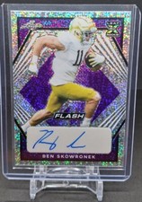 2021 Leaf Flash BEN SKOWRONEK Auto RC #11/50 Jersey Number Notre Dame eBay #1/1