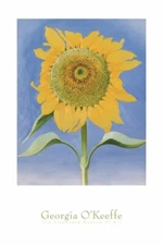 Sunflower, New Mexico, 1935 by Georgia O'Keeffe - Floral Art Print Poster 24x36