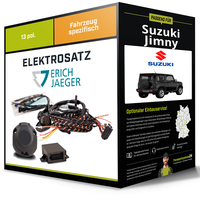 Elektrosatz 13-Pol Spezifisch für Suzuki Jimny 07.2018-Jetzt NEU Erich Jaeger