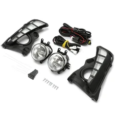 For Toyota Highlander 17-19 LED DRL Daytime Running Fog Lights Lamp Harness Kit