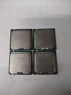 Lot of 4 Intel Core 2 Duo E7500 2.93GHz 3MB 1066MHz SLGTE LGA775 CPU Processor  