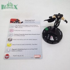 Heroclix Uncanny X-Men set Magneto 029 Uncommon figure w/card 