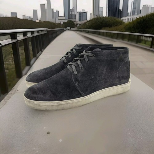 Rag & Bone Men's Kent Suede Desert Boots US 11 Dark Gray Chukka Boot Sneakers