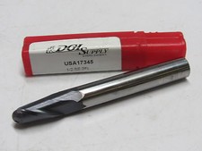 TITAN 1/2" Carbide 2 Flutes ALTiN Coated Ball Nose Long Length End Mill USA