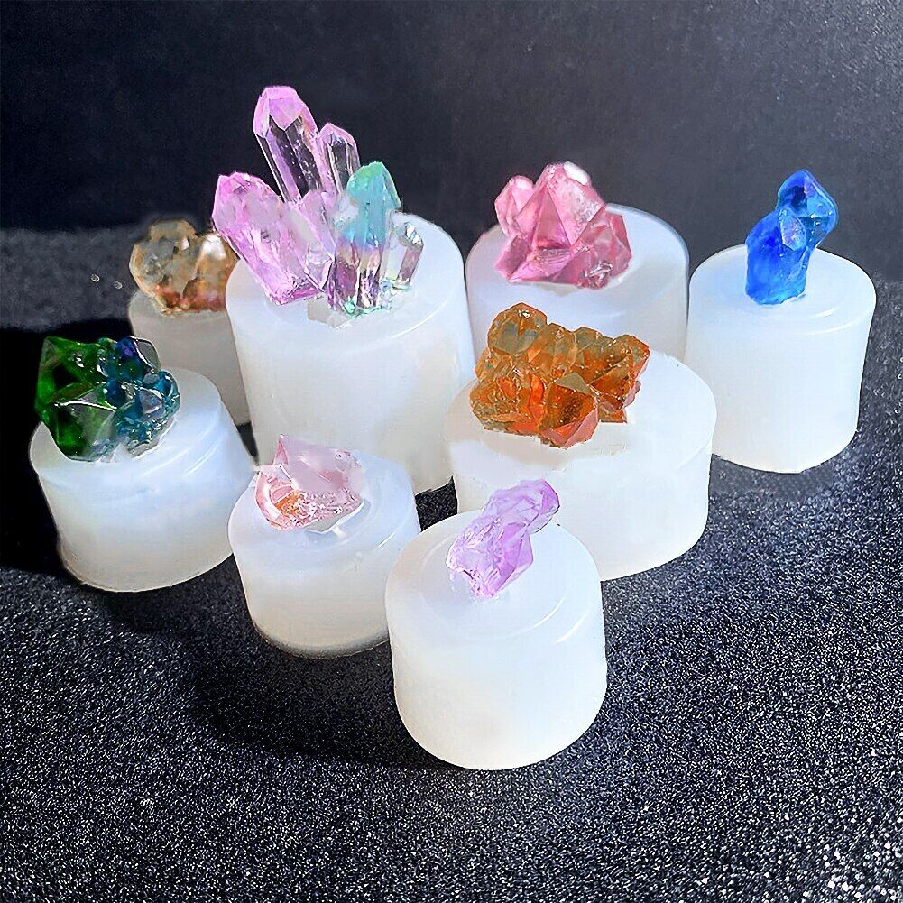 DIY Crystal Silicone Mould Fashion Earrings Pendant Silicone Mold