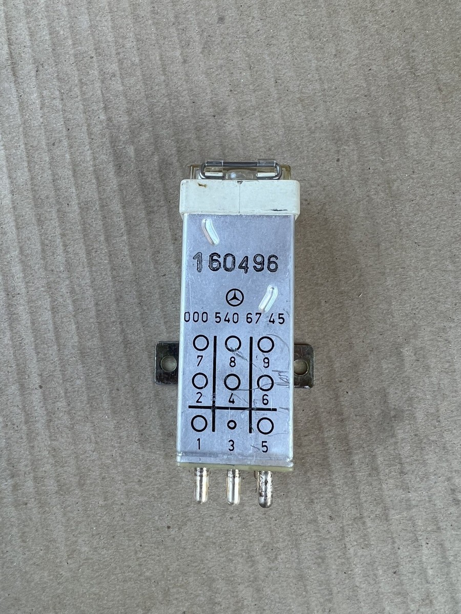 Mercedes W124 E320 Overload Protection OVP Relay 0005406745 OEM | eBay