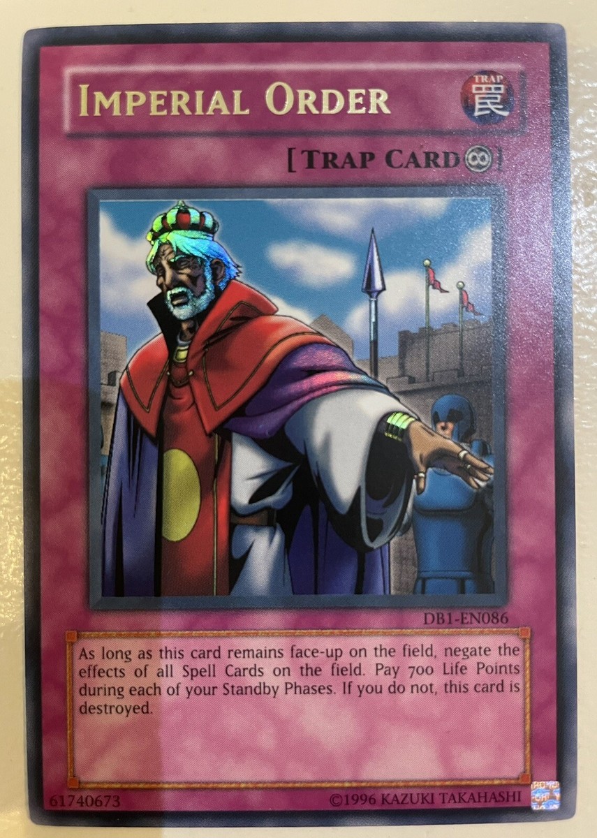 Yu-Gi-Oh! Imperial Order DB1-EN086 UNL UR - NM | eBay