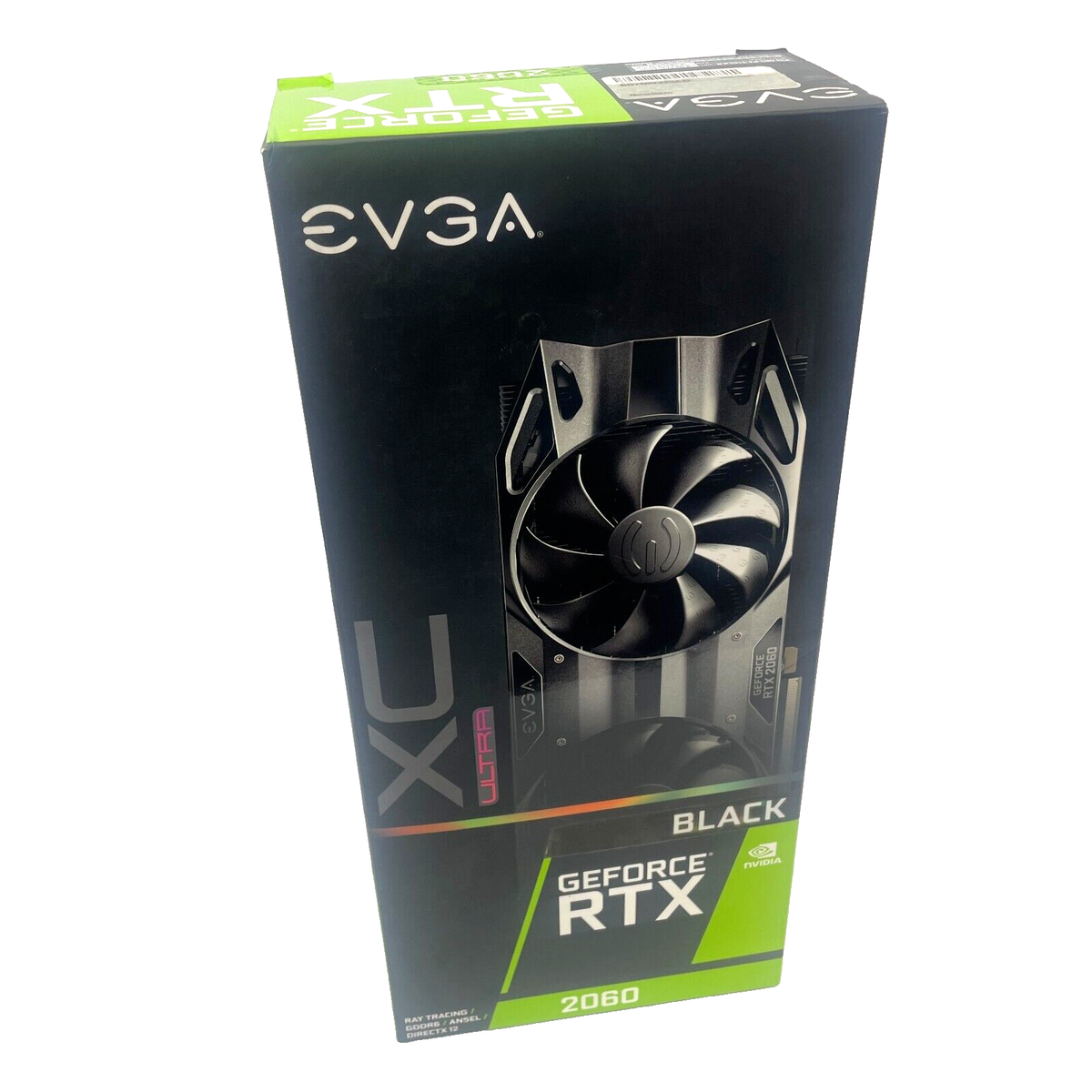EVGA GeForce RTX 2060 XC Ultra Back Gaming 6GB GDDR6 Graphics Card