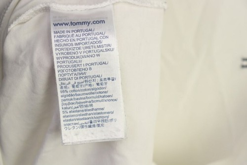Tommy Hilfiger Ivory Cotton Crew Neck Short Sleeves Pullover T-Shirt S - Picture 6 of 17
