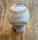 ERIC DAVIS SIGNED AUTOGRAPH GOLD GLOVE LOGO BASEBALL 3x 87 88 89 Cincinnati Reds