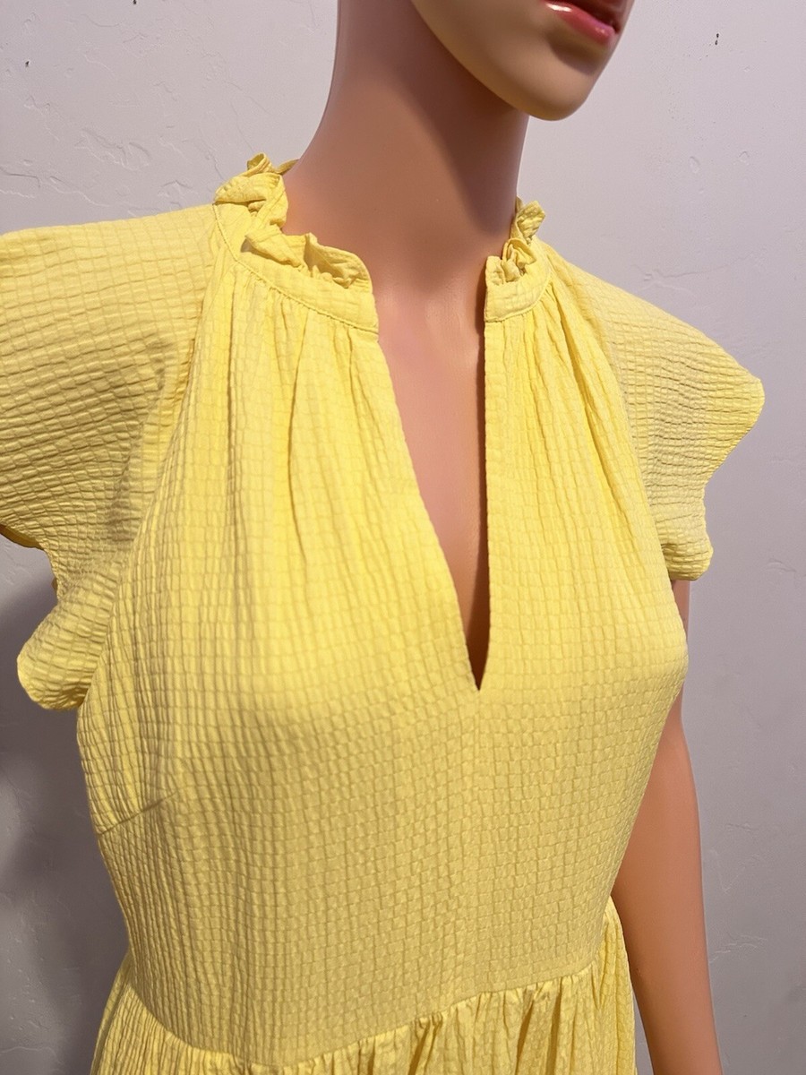 Antonio Milani womens Butter Yellow dress size 4 with pockets Preppy Coastal Antonio Milani womens Butter Yellow dress size 4 with pockets Preppy Coastal