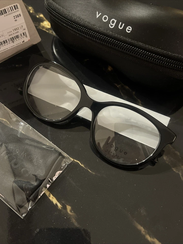 VOGUE 0V05552F 2369 Black Demo Lens Women's Eyeglasses - Image 2 of 4