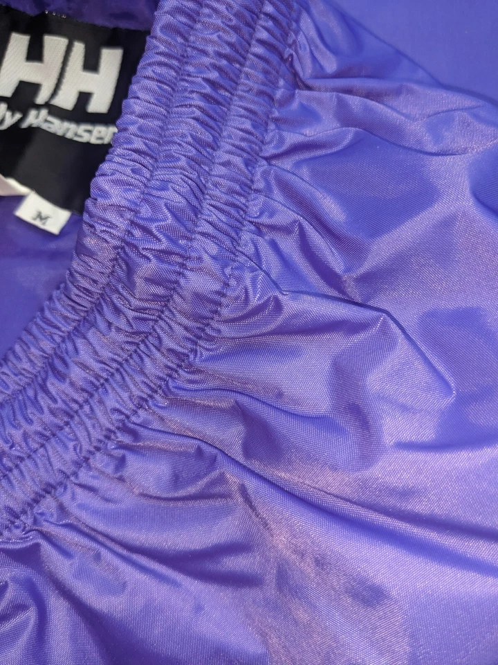 Pantalones de lluvia Helly Hansen adulto talla mediana 100 % nailon púrpura Foto 4 de 4