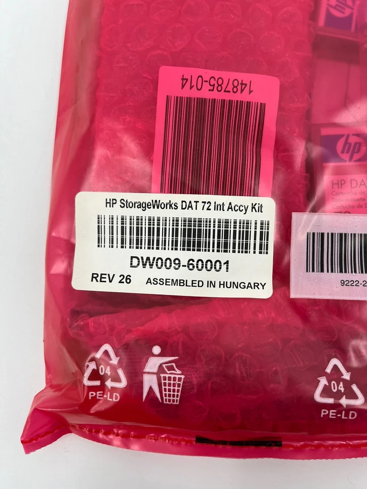 HP DAT 72 SCSI Accessory Kit DW009-60001 New in Sealed Package - Image 4 of 4