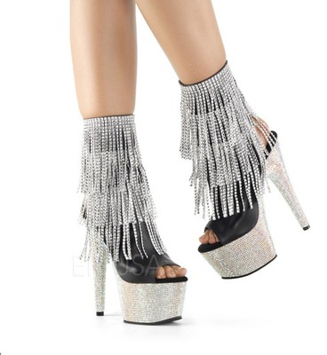 diamond stripper heels