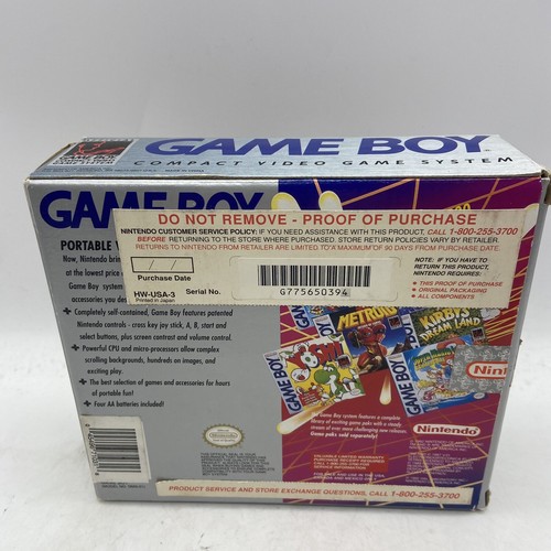 Pacchetto console originale Nintendo Game Boy DMG-01 Killer Instinct Wal-Mart come nuovo - Foto 21 di 24