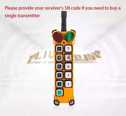 1x Nuovo F24-10S Gru Industriale Paranco Telecomando Wireless 2*Trasmettitori - Foto 6 di 10