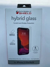 Zagg Invisible Shield Hybrid Glass Screen Protector for Apple iPhone 11 Pro/X/Xs
