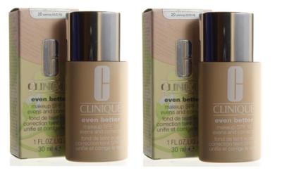 Lot of 2 Clinique Stay Even Better Makeup Foundation 1 Fl Oz Spice or Sienna NIB