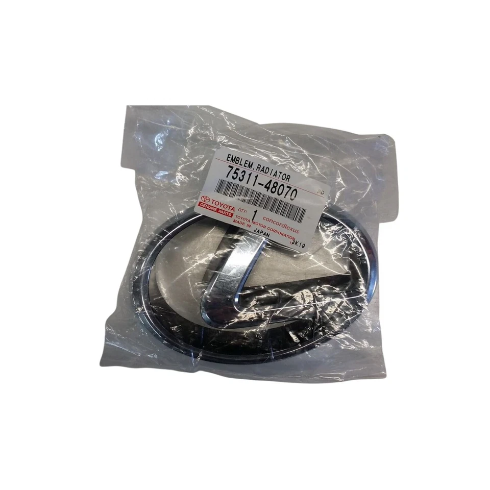 EMBLEMA PARRILLA DELANTERA ORIGINAL LEXUS RX330 RX350 CROMO CONSTRUIDO Tamaño: 135mm X 88mm Foto 2 de 4