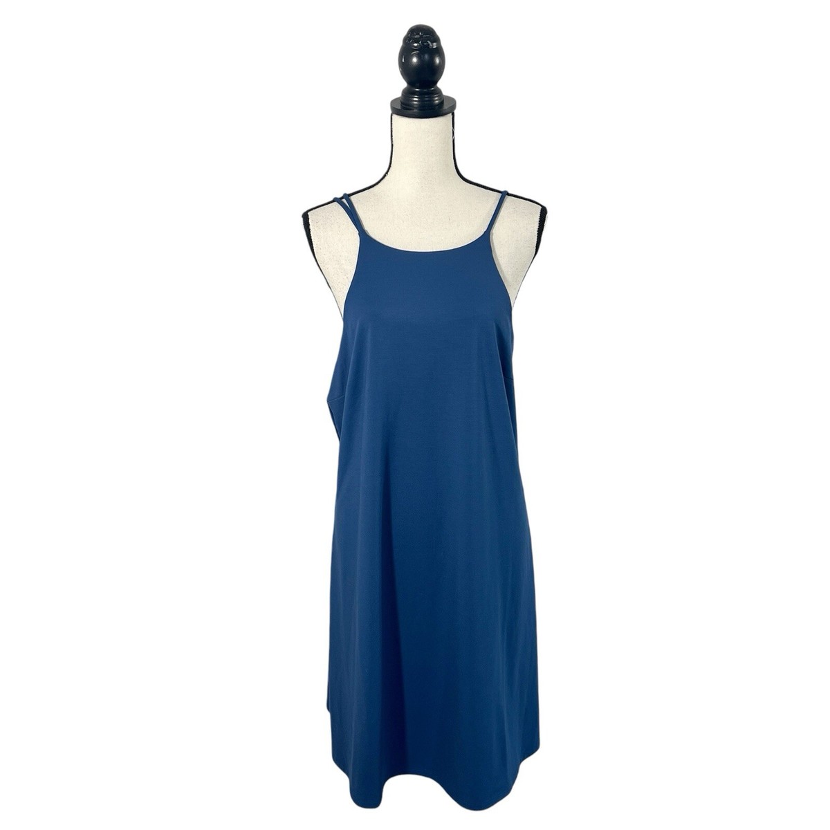 banana republic factory blue dress Strappy Maxi Dress