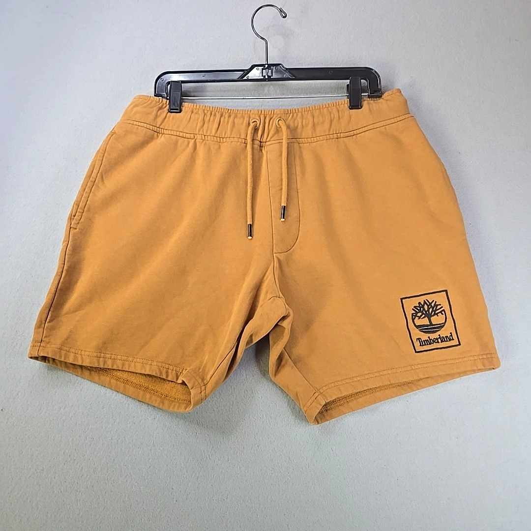Timberland Wheat Boot Stack Logo Sweatshorts Mens… - image 1