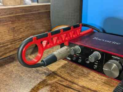 XLR-Kabel Unterstützung für Focusrite Scarlett Solo 3. Gen   Ordentliches Audio-Setup