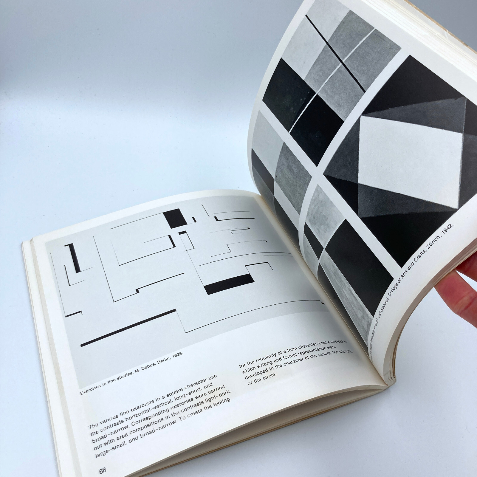 Design and Form Basic Course at Bauhaus and Later by Johannes Itten 1975 SC