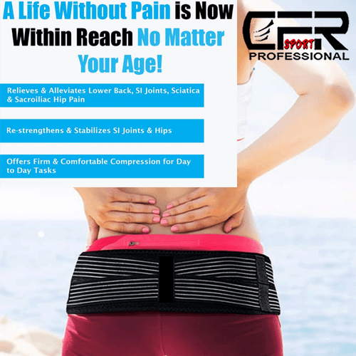 Sacroiliac Hip Belt - Adjustable Pelvic Support Belt for Sciatica SI Joint Pain - Picture 12 of 14